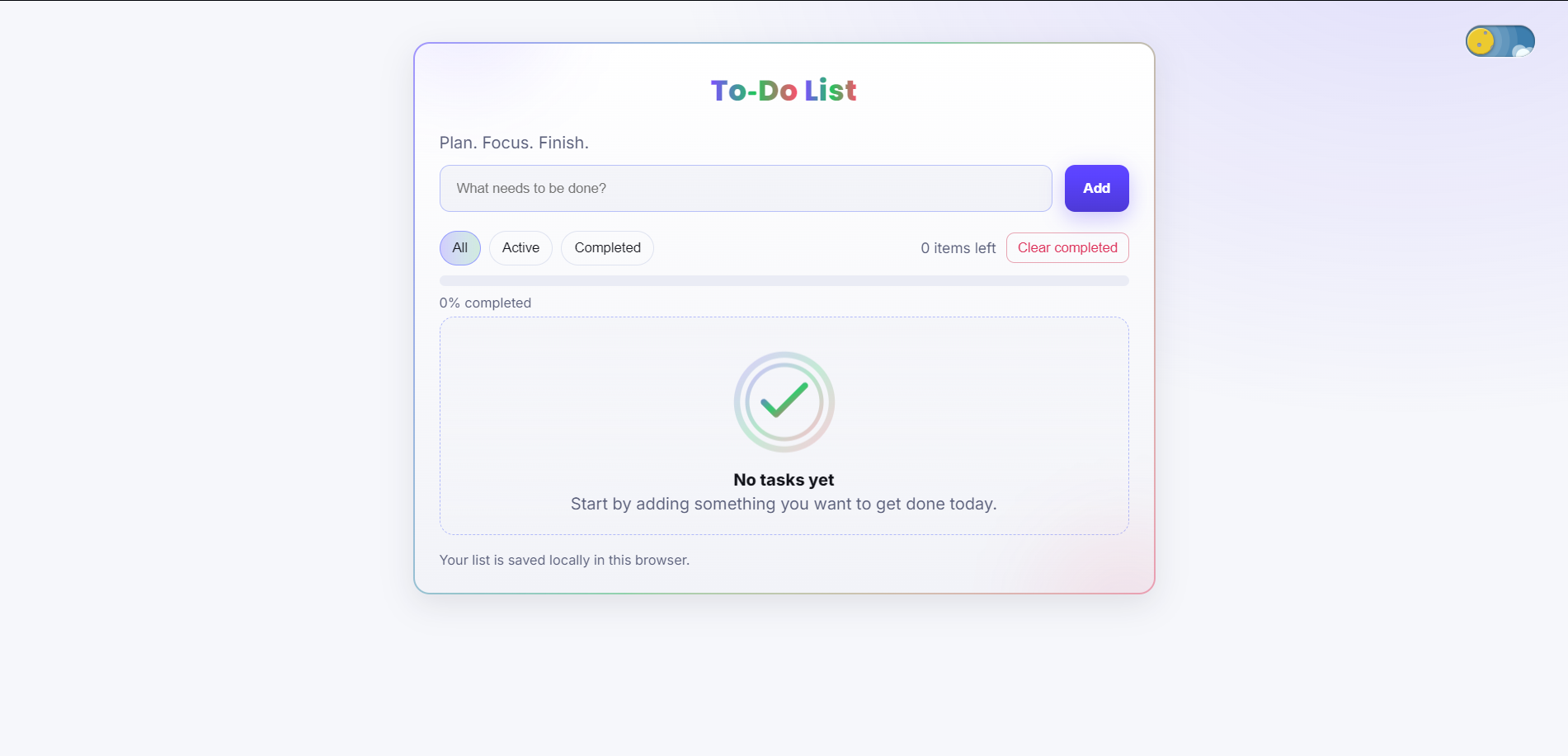 Image of To-do list